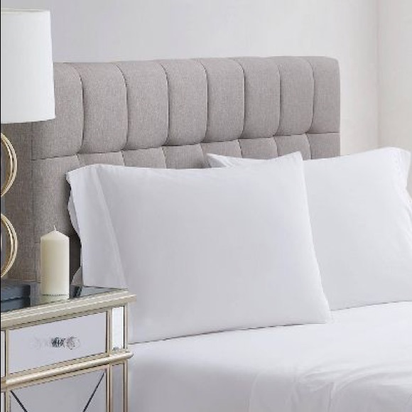 Charisma Other - 400 Thread Count Solid Percale Pillowcase Set